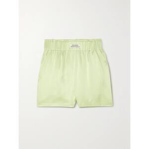 maison essentiele Silk Satin Pull On Shorts Green M